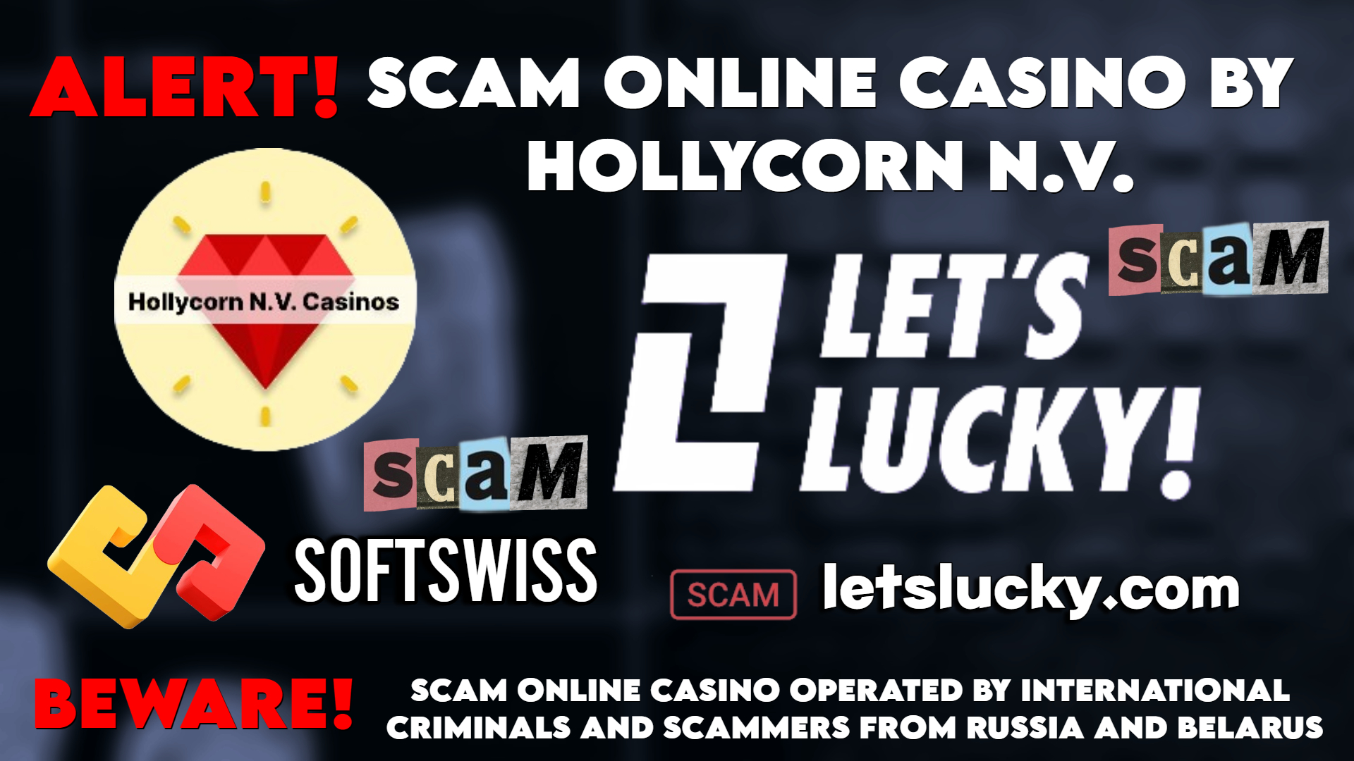 Letslucky - softswiss scam - Casino by Softswiss